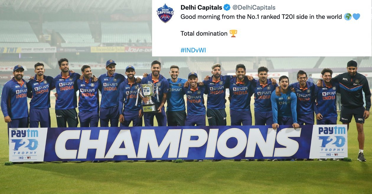 Twitter reactions: Clinical India clean sweep West Indies and become No. 1 T20I side