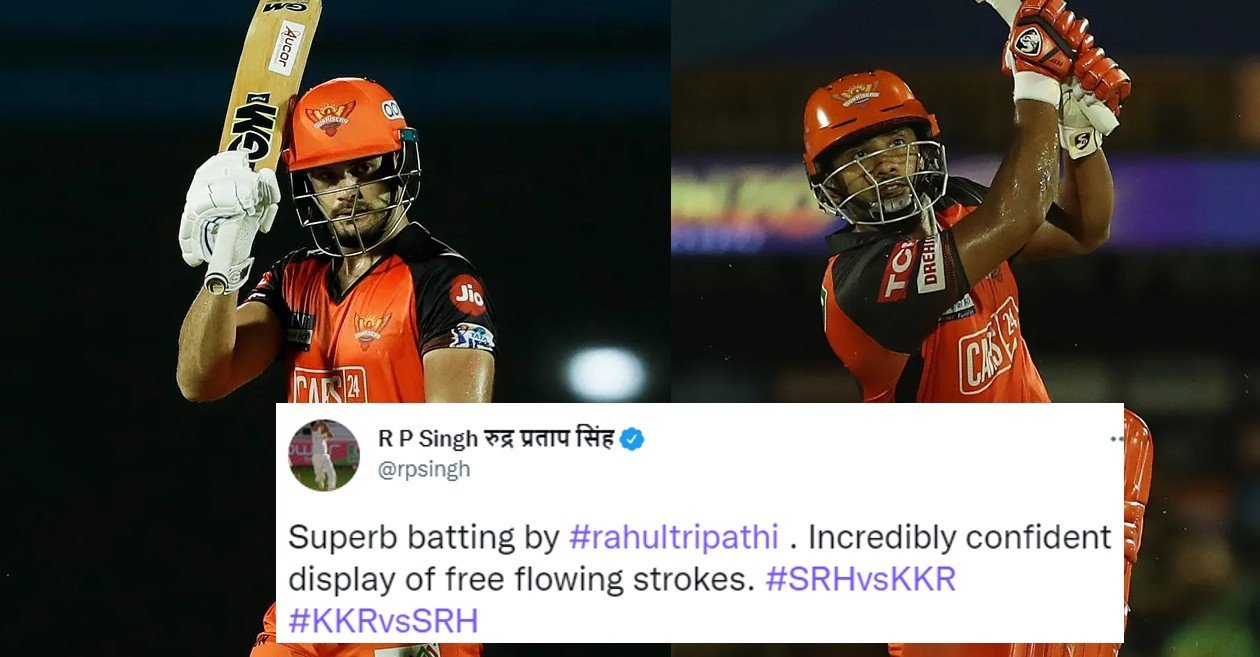 Twitter reactions: Aiden Markram, Rahul Tripathi guide SRH to a comfortable win against KKR at IPL 2022